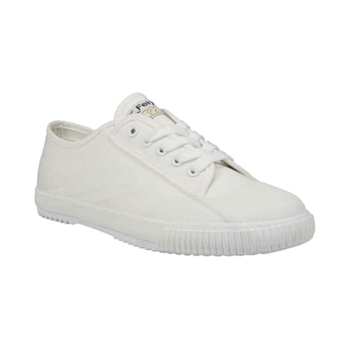 Feiyue Fe Lo 1920 Canvas Sneaker - Klassische Low-Top Unisex Sneaker - Leichte und langlebige Freizeitschuhe, Triple Off White, 39 1/3 EU von FEIYUE