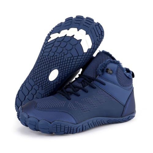 Frostline Max Winterstiefel für Herren und Damen - Warm gefüttert Barfußschuhe Perfekt für Schnee und Eis Rutschfest und flexibel Wanderschuhe Atmungsaktive Schneestiefel von FELDLUFT