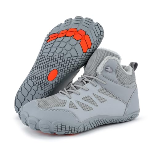 Frostline Max Winterstiefel für Herren und Damen - Warm gefüttert Barfußschuhe Perfekt für Schnee und Eis Rutschfest und flexibel Wanderschuhe Atmungsaktive Schneestiefel von FELDLUFT
