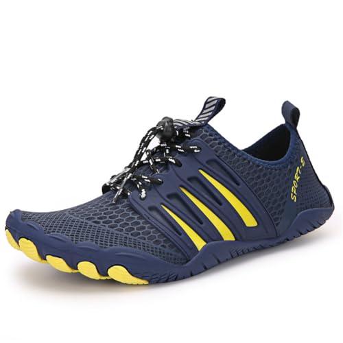 FELDLUFT Max - Universal Alltags-Barfußschuh Atmungsaktive Angelschuhe Damen und Herren Bequeme rutschfeste Wanderschuhe Geeignet für Radfahren, Laufen, Fitness Orthopädische Barfußschuhe FELDLUFT Max - Universal Alltags-Barfußschuh Atmungsaktive Angelschuhe Damen und Herren Bequeme rutschfeste Wanderschuhe Geeignet für Radfahren, Laufen, Fitness Orthopädische Barfußschuhe von FELDLUFT