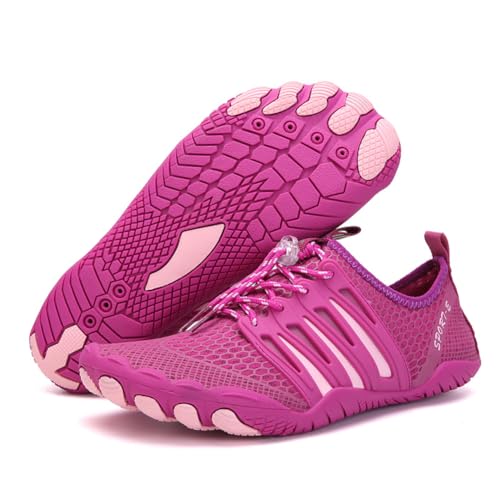 FELDLUFT Max - Universal Alltags-Barfußschuh Atmungsaktive Angelschuhe Damen und Herren Bequeme rutschfeste Wanderschuhe Geeignet für Radfahren, Laufen, Fitness Orthopädische Barfußschuhe von FELDLUFT