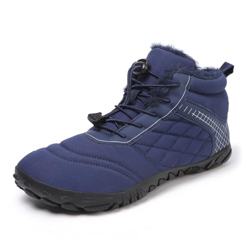 FELDLUFT Polar 3.0 - Winter Barfussschuhe Warm Gefüttert Winterschuhe für Damen Herren Barfußschuhe Traillaufschuhe mit rutschfest Sohle & Breiter Zehenbox von FELDLUFT