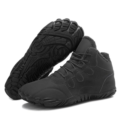 FELDLUFT Thermo Winterstiefel für Damen und Herren Ergonomische Bequeme Schneestiefel gegen Wind und Kälte | Orthopädische, rutschfeste Winterschuhe mit breiter Zehenbox und Plüsch-Fütterung von FELDLUFT