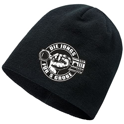 FELDWEGHEIZER Beanie mit Aufnäher Die Jungs fürs Grobe von FELDWEGHEIZER