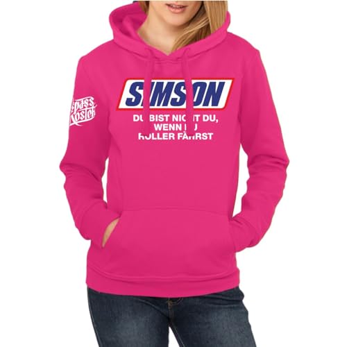 FELDWEGHEIZER Damen Mädchen Kapuzenpullover Hoodies Simson Sprüche Motive Frauen Girls Enduro von FELDWEGHEIZER