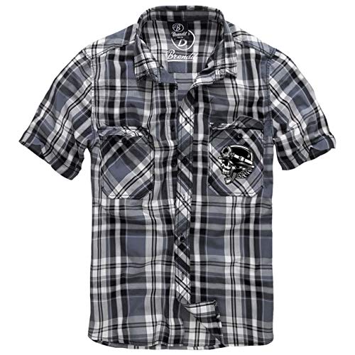 FELDWEGHEIZER Hemd Kurzarm Karo kariert Biker Totenkopf Größe S - 5XL FELDWEGHEIZER Hemd Kurzarm Karo kariert Biker Totenkopf Größe S - 5XL von FELDWEGHEIZER