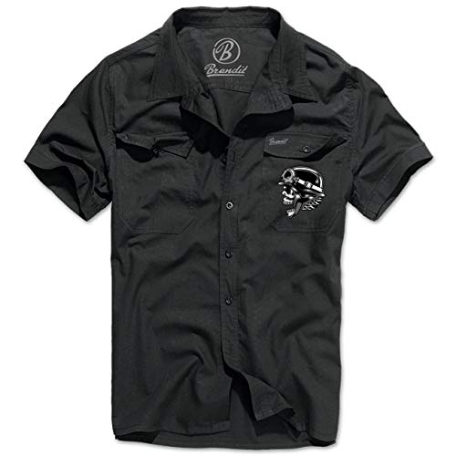 FELDWEGHEIZER Hemd Kurzarm Karo kariert Biker Totenkopf Größe S - 5XL FELDWEGHEIZER Hemd Kurzarm Karo kariert Biker Totenkopf Größe S - 5XL von FELDWEGHEIZER