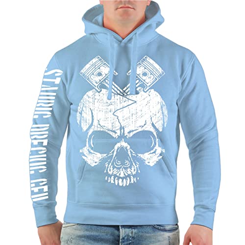 FELDWEGHEIZER Herren Kapuzenpullover Hoodie Motocross Cross Enduro Racing Team (mit Rückendruck) Größe S - 5XL von FELDWEGHEIZER