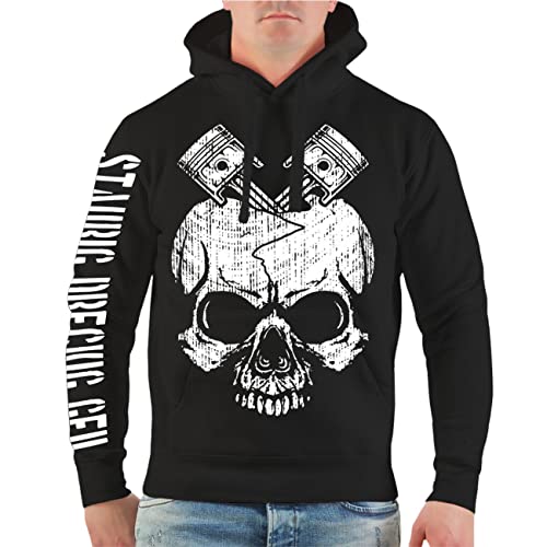 FELDWEGHEIZER Herren Kapuzenpullover Hoodie Motocross Cross Enduro Racing Team (mit Rückendruck) Größe S - 5XL von FELDWEGHEIZER