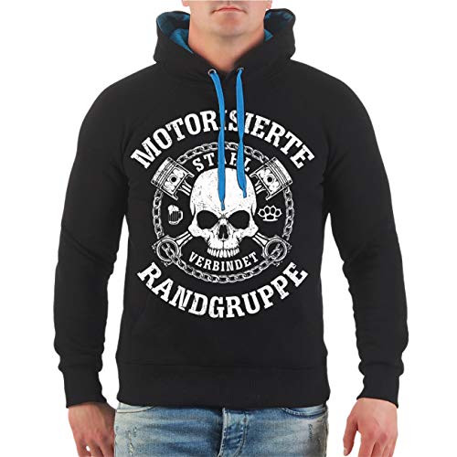 FELDWEGHEIZER Herren Kapuzenpullover Motorrad Motorisierte Randgruppe Größe S - 5XL von FELDWEGHEIZER