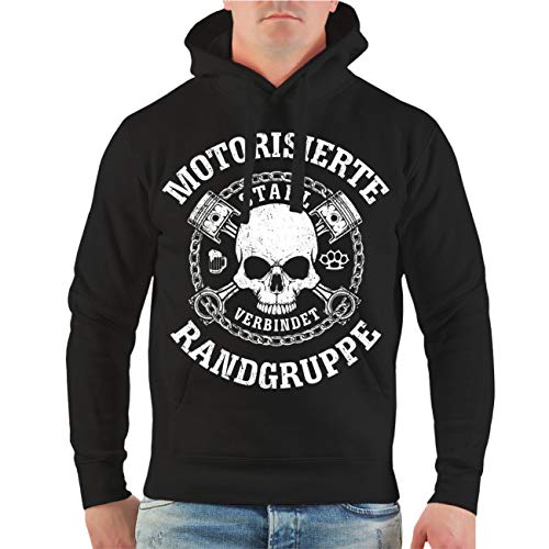 FELDWEGHEIZER Herren Kapuzenpullover Motorrad Motorisierte Randgruppe Größe S - 5XL von FELDWEGHEIZER