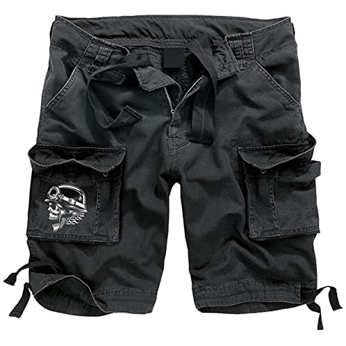 FELDWEGHEIZER Herren Kurze Armee Hose Biker Shorts Motorrad Chopper Classic Bike MC Touring von FELDWEGHEIZER