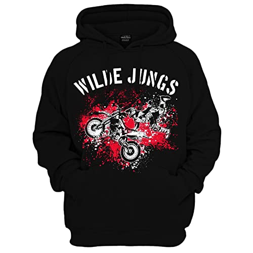 FELDWEGHEIZER Kinder Kapuzenpullover Wilde Jungs Größe 110-164 von FELDWEGHEIZER