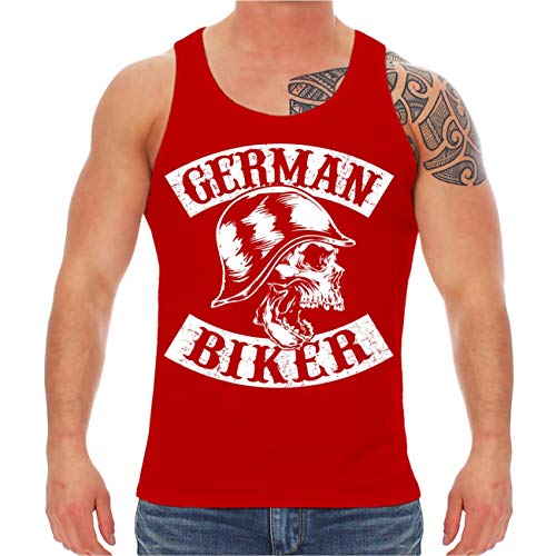 Herren Träger Shirt Tank Top German Biker MC Germany Club Deutscher Support von FELDWEGHEIZER