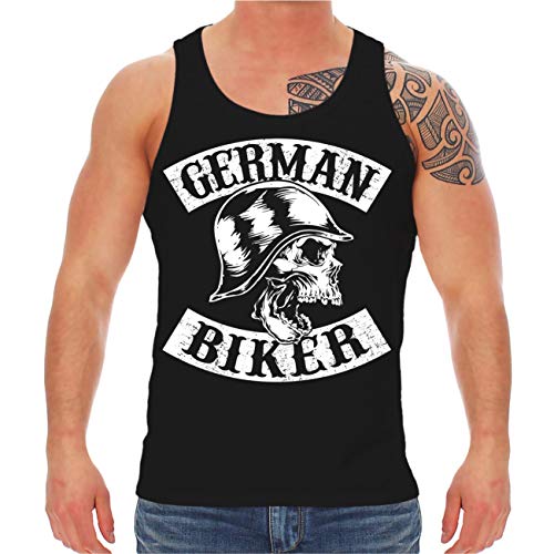 Herren Träger Shirt Tank Top German Biker MC Germany Club Deutscher Support von FELDWEGHEIZER