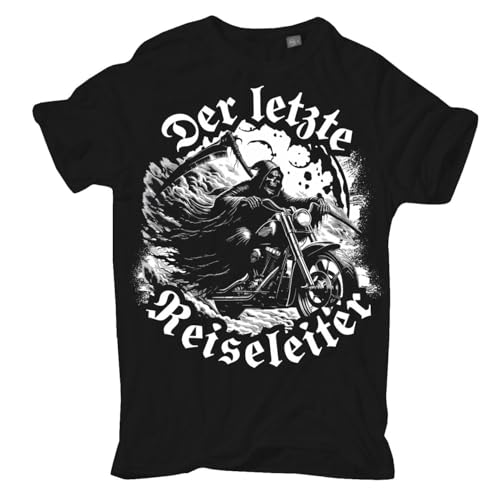 FELDWEGHEIZER Übergrößen 3XL - 8XL Tshirt Der letzte Reiseleiter Chopper mc Verein Club Herren von FELDWEGHEIZER