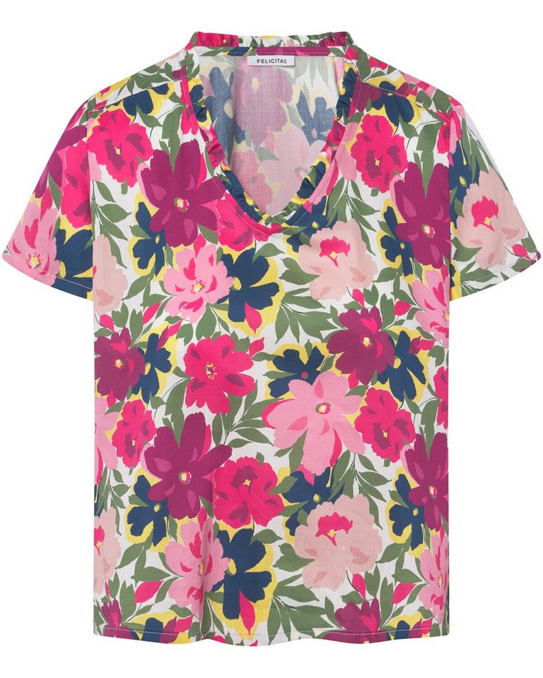 FELICITAS Blusenshirt Blusenshirt Bernadette mit Allover-Print von FELICITAS