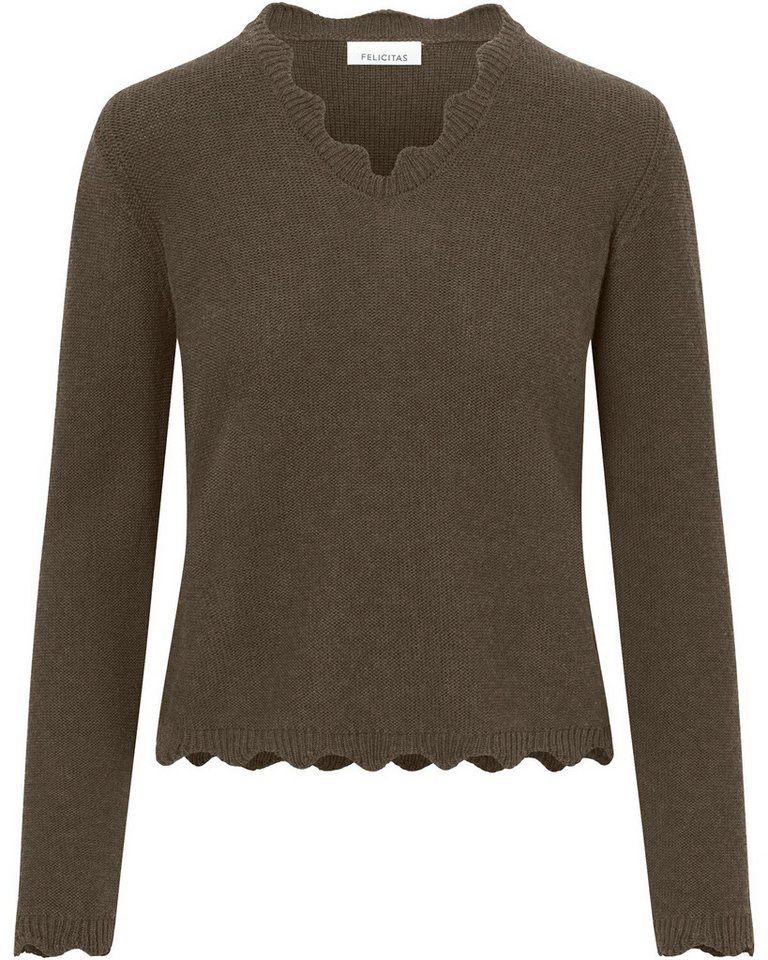 FELICITAS Strickpullover V-Pullover Pippa von FELICITAS