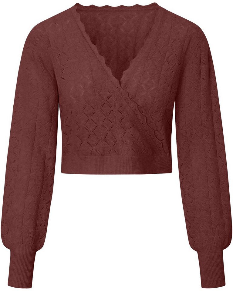 FELICITAS Strickpullover Wickelpullover Padma von FELICITAS