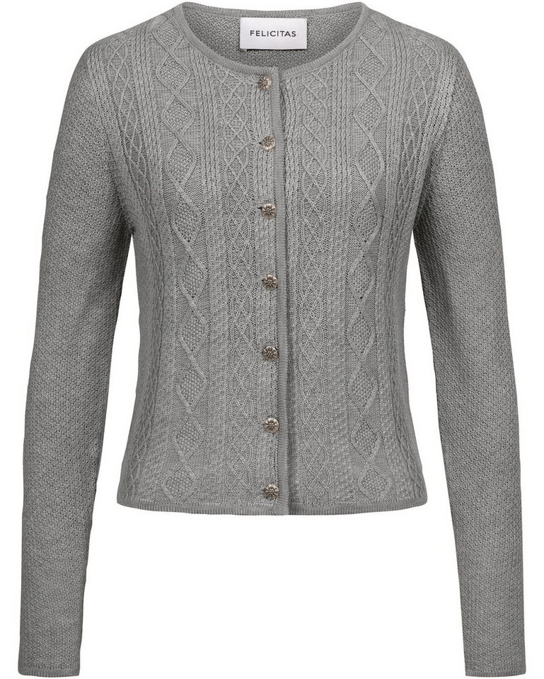 FELICITAS Trachtenjacke Zopfstrickjacke Clarissa von FELICITAS