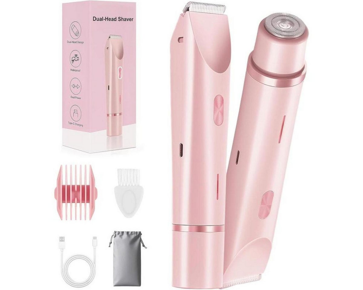 FELIXLEO Beauty-Trimmer Bikini-Rasierer, 2-in-1-Doppelkopf-Bikini-Trimmer & Körperrasierer von FELIXLEO