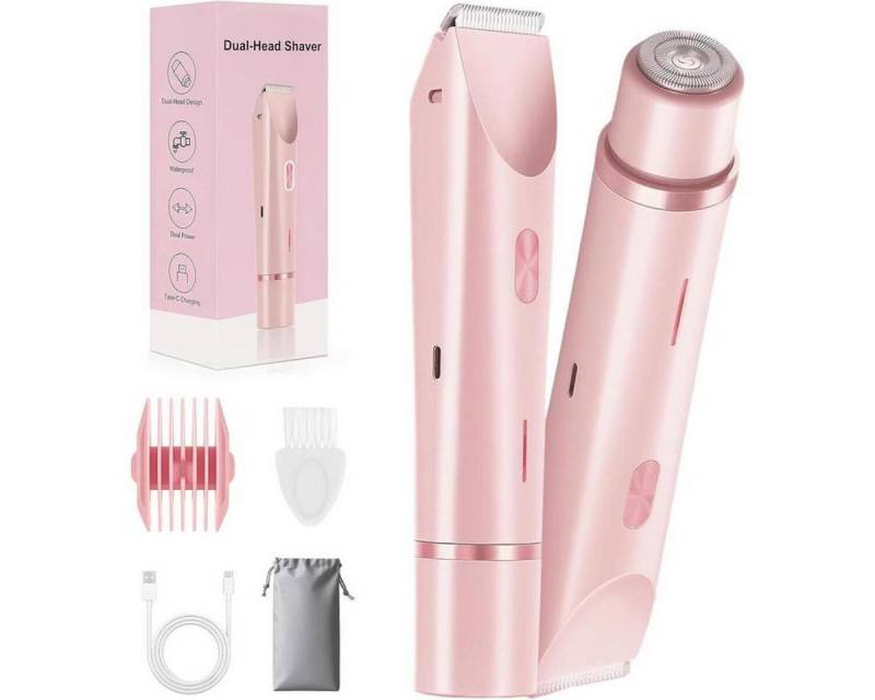 FELIXLEO Beauty-Trimmer Bikini-Rasierer, 2-in-1-Doppelkopf-Bikini-Trimmer & Körperrasierer von FELIXLEO