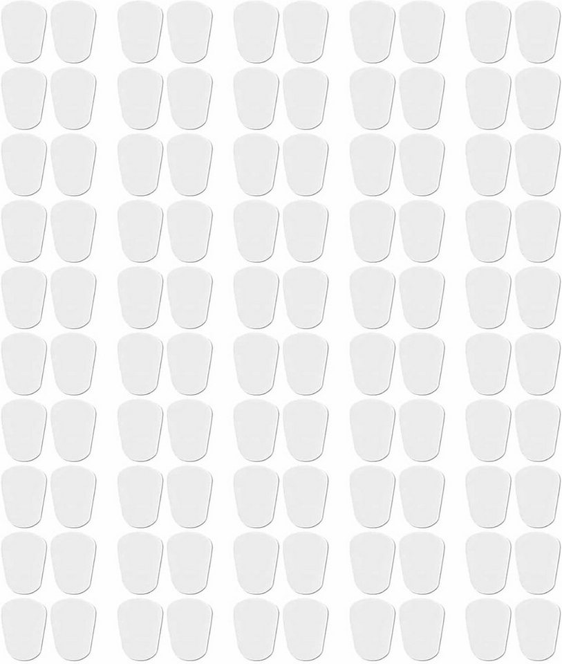 FELIXLEO Brillengestell 50 Paar Silikon Nasenpads selbstklebend für Brillen rutschfest von FELIXLEO