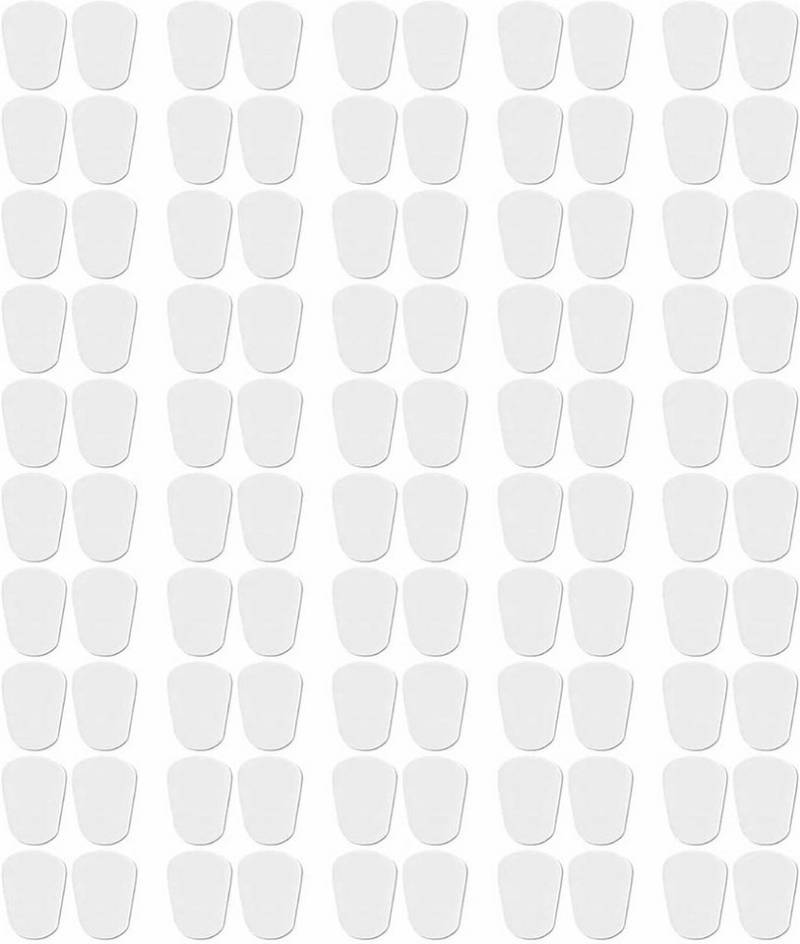 FELIXLEO Brillengestell 50 Paar Silikon Nasenpads selbstklebend für Brillen rutschfest von FELIXLEO