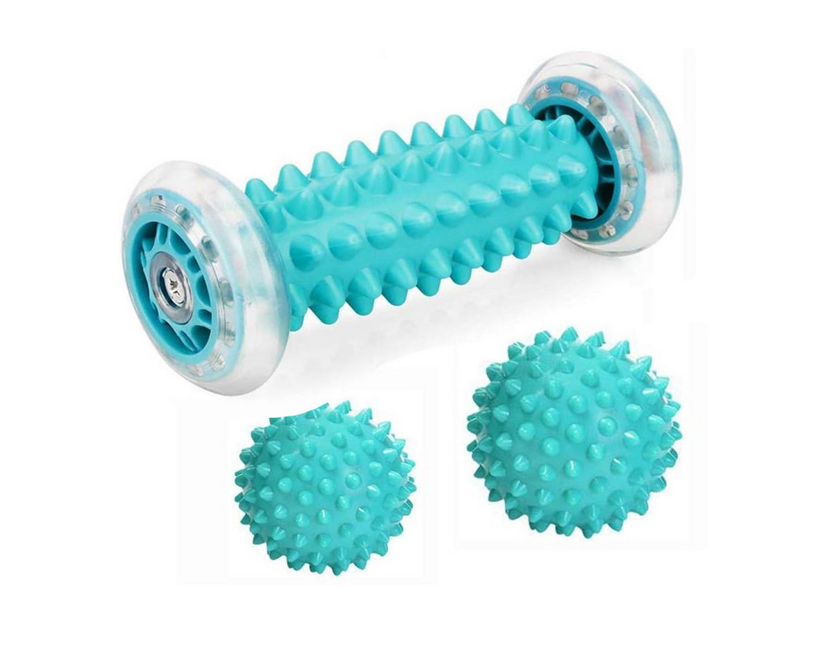 FELIXLEO Fußmassagegerät Massageball Set Fußmassageroller Igelball für Entspannung, 1-tlg. von FELIXLEO