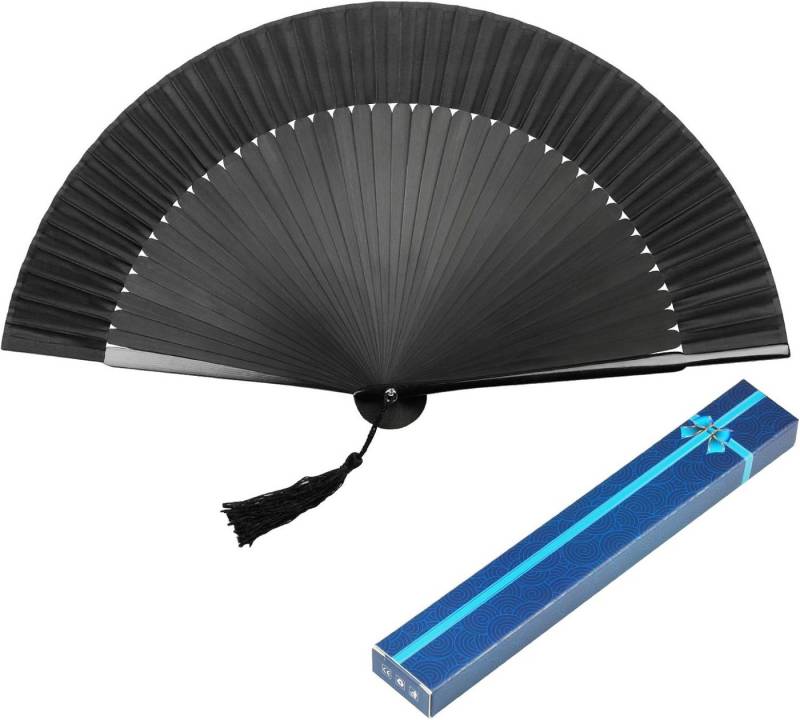 FELIXLEO Handfächer Kakoo Japanese Hand Fan with Gift Box - Butterfly and Japanese Cherry, (1-tlg) von FELIXLEO