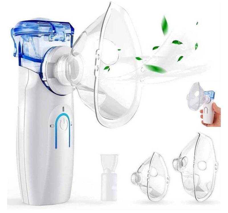 FELIXLEO Inhalator Inhalationsgerät tragbare Vernebler leise Mesh Steam Inhalator, 1-tlg. von FELIXLEO