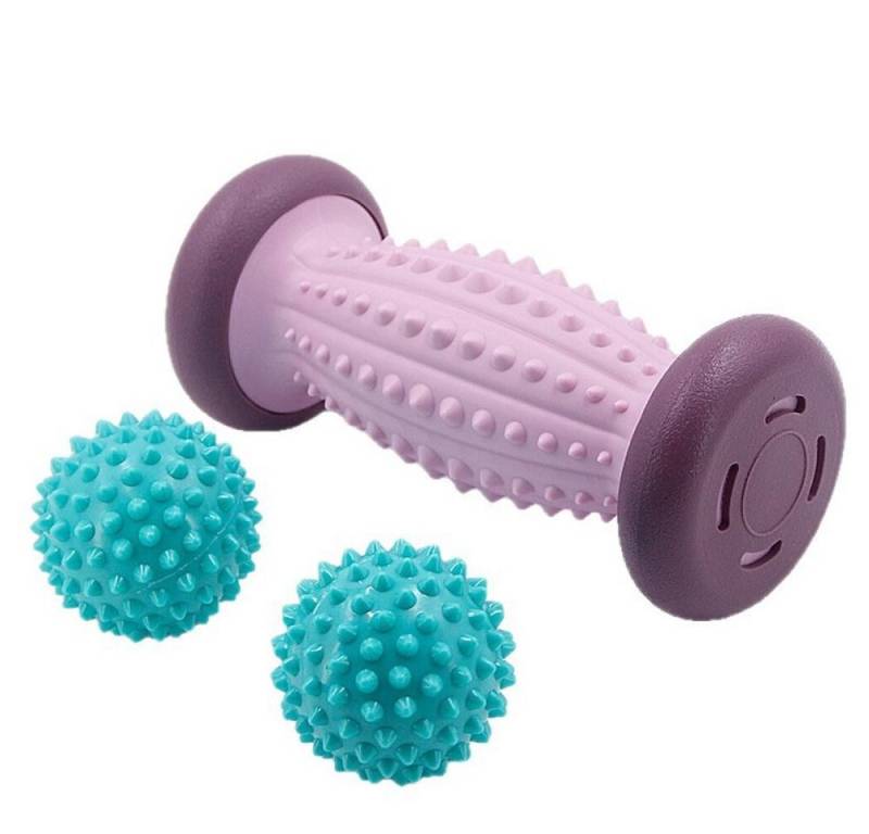FELIXLEO Massageball Igelball Fußmassage Set 3 Stück Faszienball Fußroller Massageball, 1-tlg. von FELIXLEO