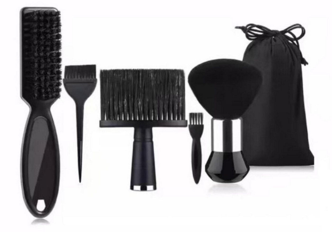 FELIXLEO Massagebürste 3 Stück Friseurbürste Set Nackenpinsel Haarpinsel für Salon, 5-tlg. von FELIXLEO