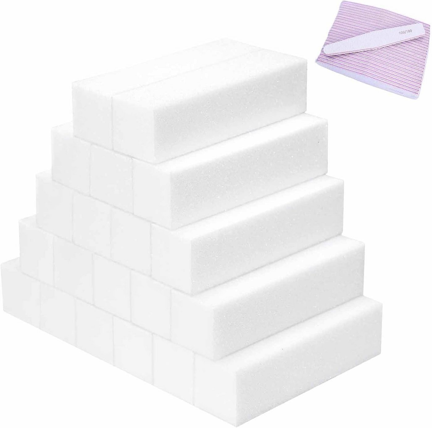 FELIXLEO Polierblock 15 Stück Polierblock Nagel Schwamm Nagelfeile Nail Art Studio, 1-tlg. von FELIXLEO