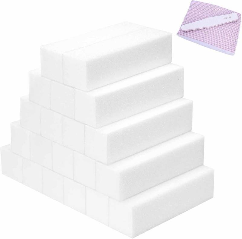 FELIXLEO Polierblock 15 Stück Polierblock Nagel Schwamm Nagelfeile Nail Art Studio, 1-tlg. von FELIXLEO