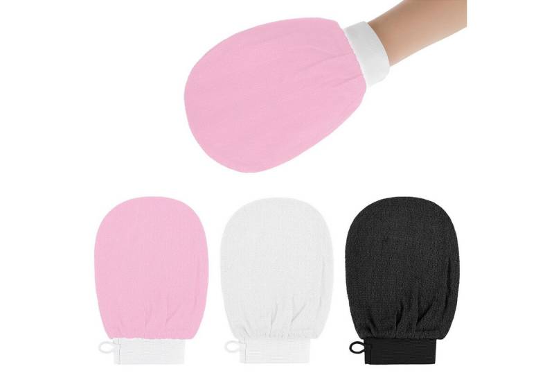 FELIXLEO Reinigungshandschuh 3 Stück Peelinghandschuh Set Körperpeeling Handschuhe für Dusche (1-St) von FELIXLEO