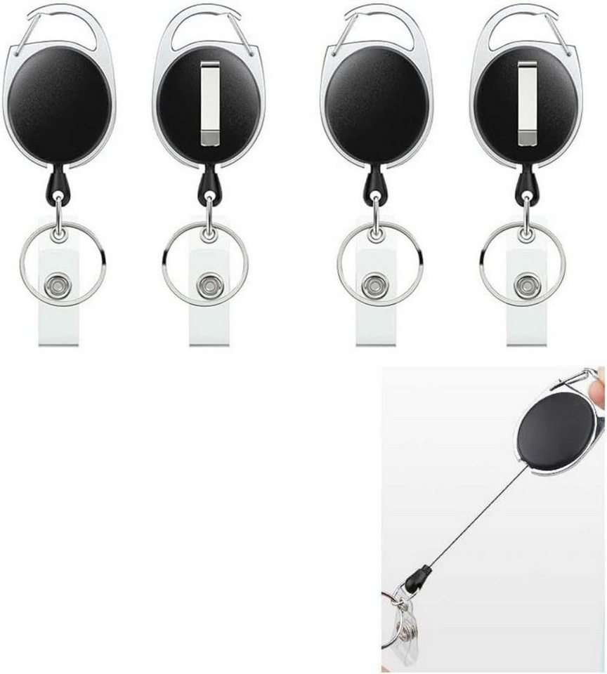 FELIXLEO Schlüsselanhänger Schlüsselanhänger Ausziehbar, Einziehbare Badge Reel von FELIXLEO