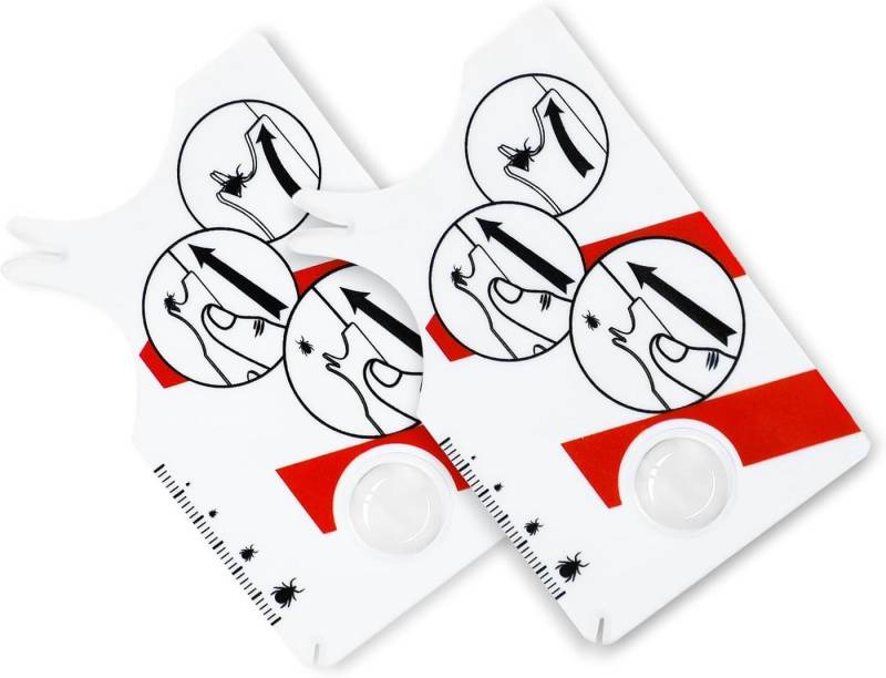 FELIXLEO Zeckenpinzette 2 Stück Zeckenkarte Kinder von Zecken bei Mensch und Haustier, 1-tlg. FELIXLEO Zeckenpinzette 2 Stück Zeckenkarte Kinder von Zecken bei Mensch und Haustier, 1-tlg. von FELIXLEO