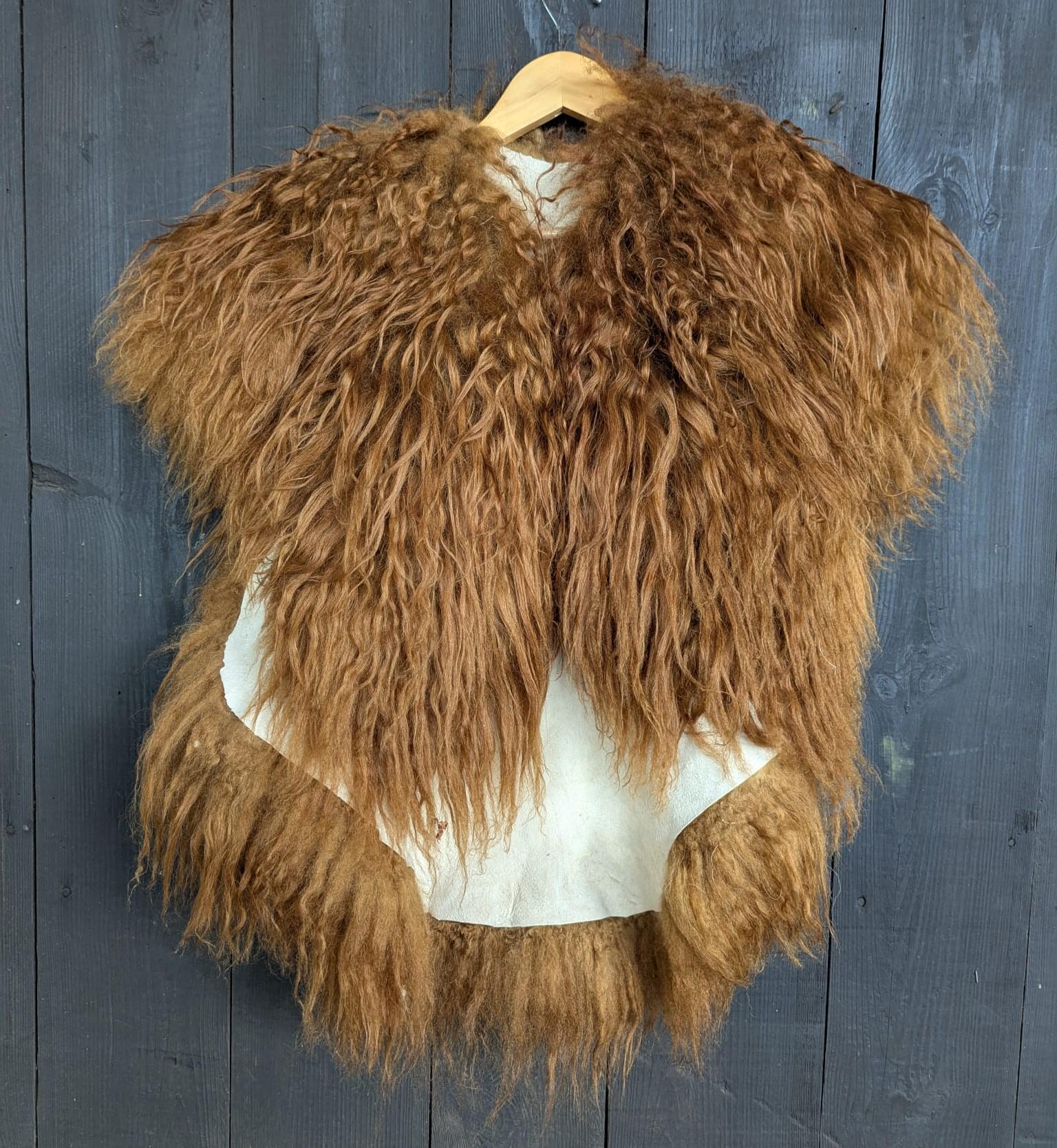 Fellumhang - Fell Für Wikinger Viking Krieger Bekleidung Mit Vikings Got Einzelstück 947 von FELLFORFASHION