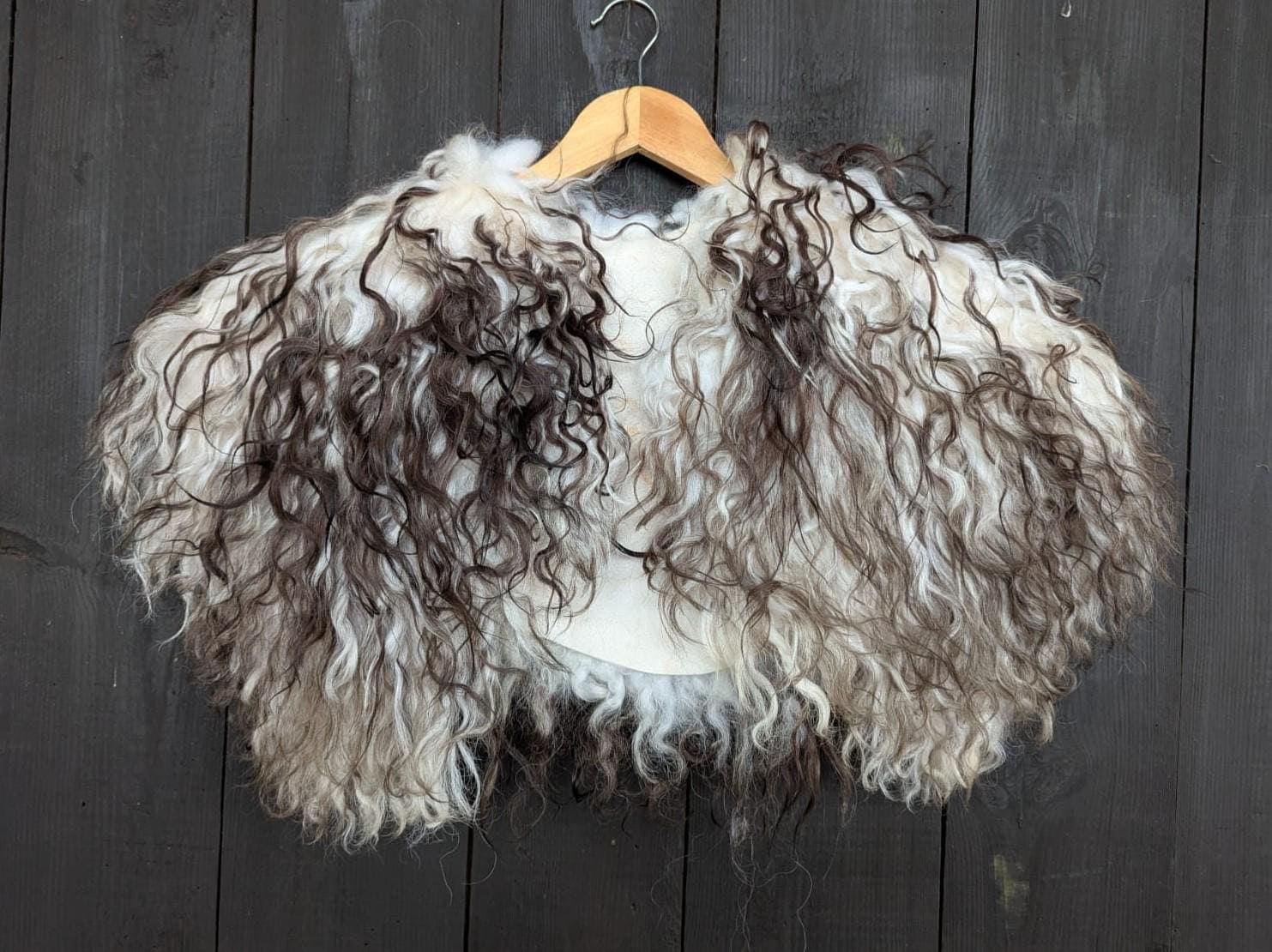 Schulterfell - Fell Für Wikinger Viking Krieger Bekleidung Mit Fell- Vikings- Got Einzelstück 936 von FELLFORFASHION