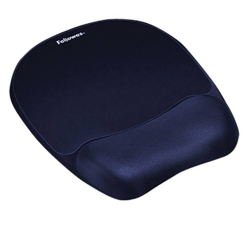 FELLOWES Handgelenkstütze Handgelenkauflage mit Mauspad Memory Foam - 196 x 20 x 230 mm Textil s von FELLOWES