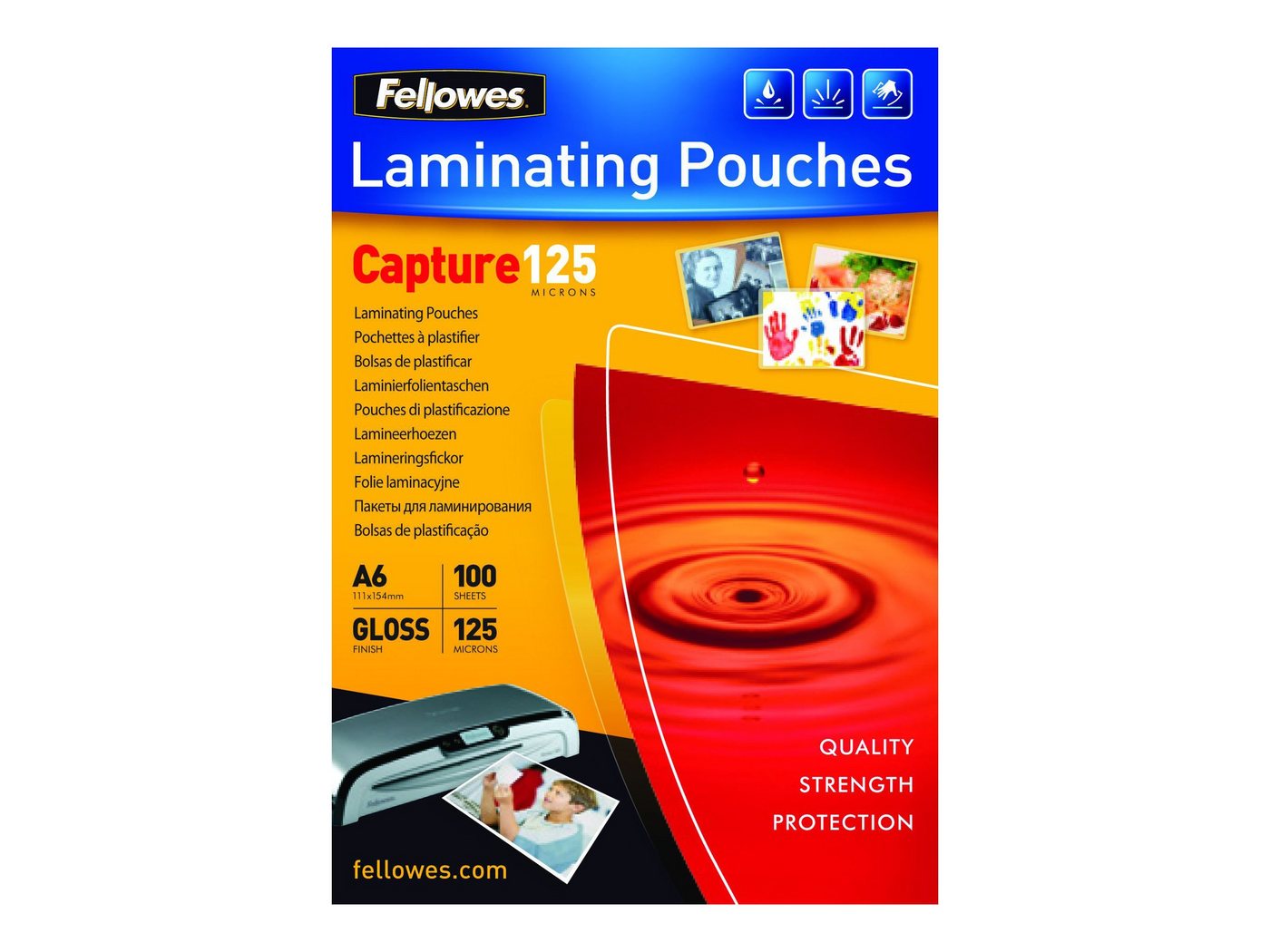 FELLOWES Notebook-Rucksack FELLOWES Glänzende Laminierfolientaschen, A6, 154x 111 mm, 125µ FELLOWES Notebook-Rucksack FELLOWES Glänzende Laminierfolientaschen, A6, 154x 111 mm, 125µ von FELLOWES