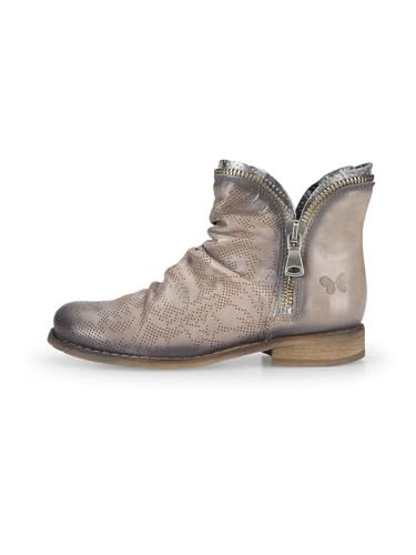 FELMINI - BEJA 8881 - WOMEN'S DOBLE ZIP BOOT, GRIGIO LEATHER -36 EU SIZE von FELMINI FALLING IN LOVE