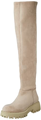 FELMINI FALLING IN LOVE Damen Licia Over-The-Knee Boot, beige, 36 EU von FELMINI FALLING IN LOVE