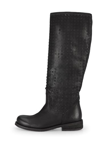 FELMINI - GREDO 7550 - WOMEN'S BIKER BOOT, BLACK LEATHER -37 EU SIZE von FELMINI FALLING IN LOVE