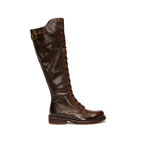 Felmini - Damen Schuhe - Verlieben Cooper A685 - Schnürung Hohe Stiefel - Echtes Leder - Braun - 37 EU Size von FELMINI FALLING IN LOVE