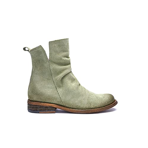 Felmini - Damen Schuhe - Verlieben GREDO 8707 - Biker Stiefeletten - Echtes Leder - Grün - 39 EU Size von FELMINI FALLING IN LOVE