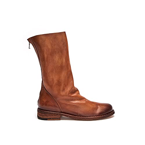 Felmini - Damen Schuhe - Verlieben GredoRC C945 - Reißverschluss Stiefel - Echtes Leder - Braun - 41 EU Size von FELMINI FALLING IN LOVE