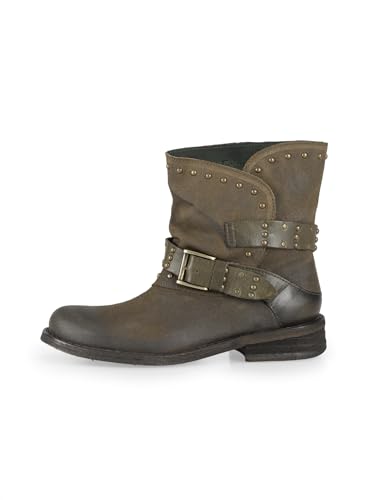 FELMINI - GREDO D905 - GREEN WOMEN'S BIKER BOOT - 39 EU SIZE FELMINI - GREDO D905 - GREEN WOMEN'S BIKER BOOT - 39 EU SIZE von FELMINI FALLING IN LOVE