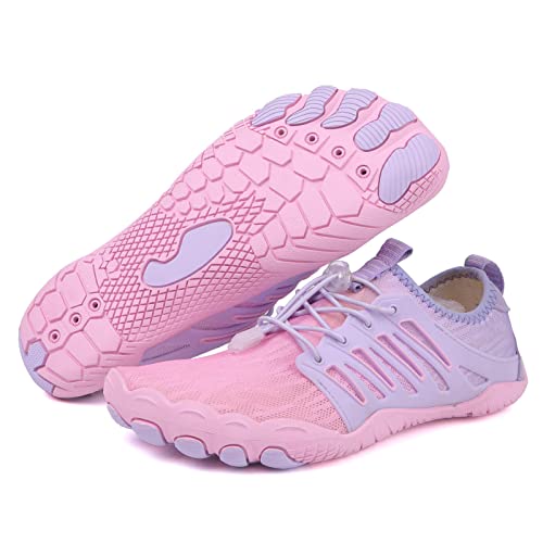 FELOVE Badeschuhe Wasserschuhe Strandschuhe Surfschuhe Barfuß Schuhe,Breathable Schwimmschuhe Hausschuhe Yoga Schuhe für Wassersport für Damen Herren von FELOVE